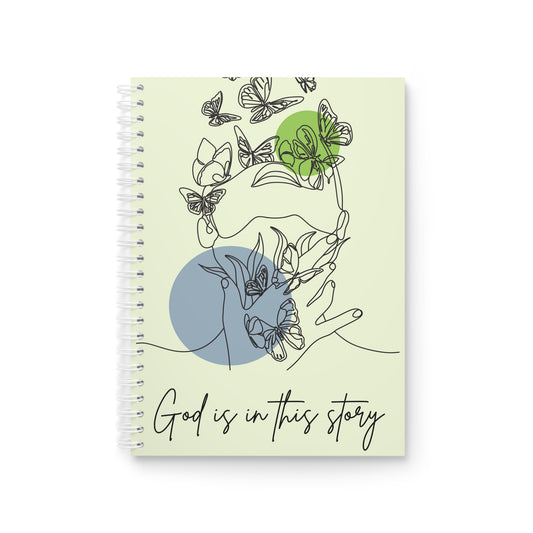 Christian Spiral Notebook - 'God is in this story'