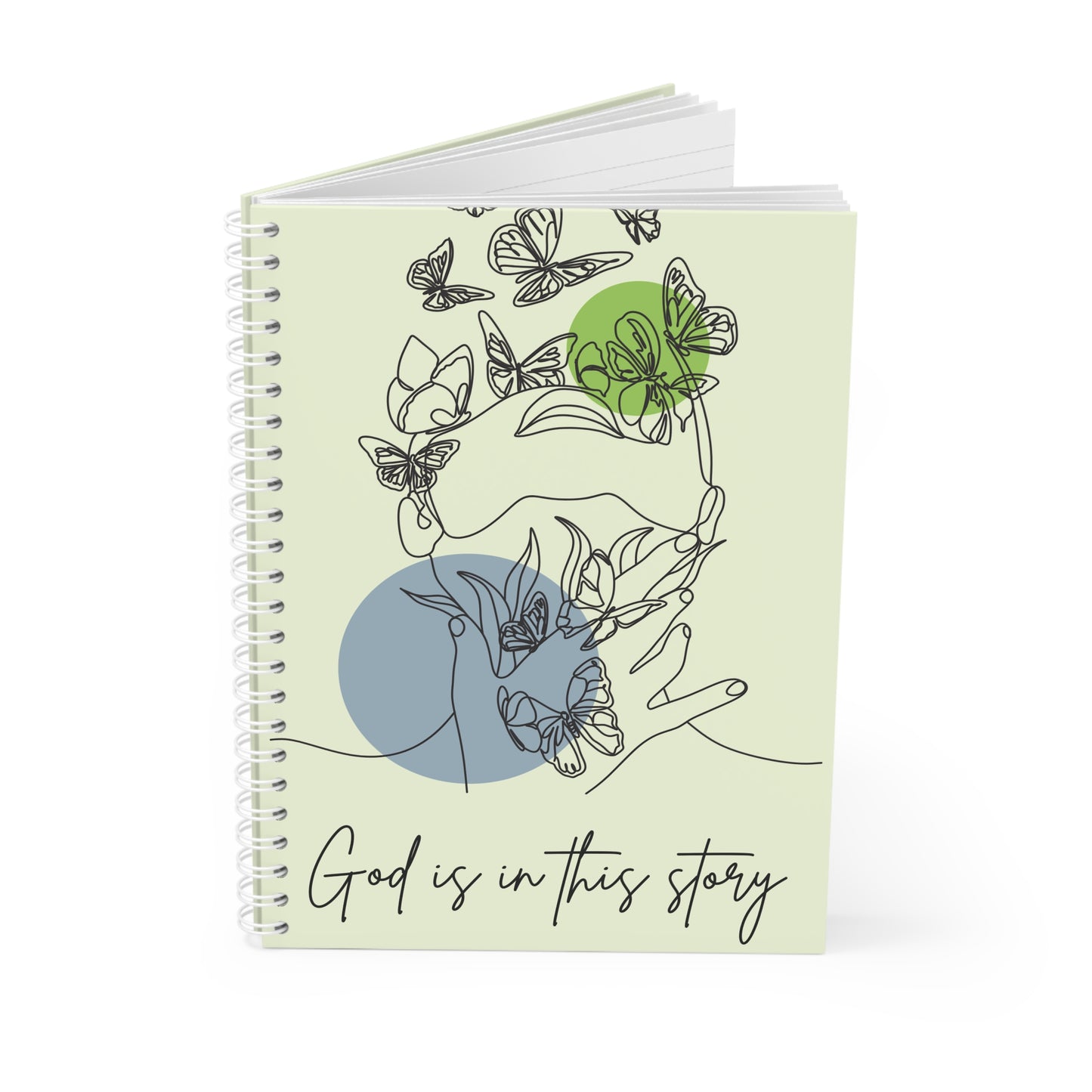 Christian Spiral Notebook - 'God is in this story'