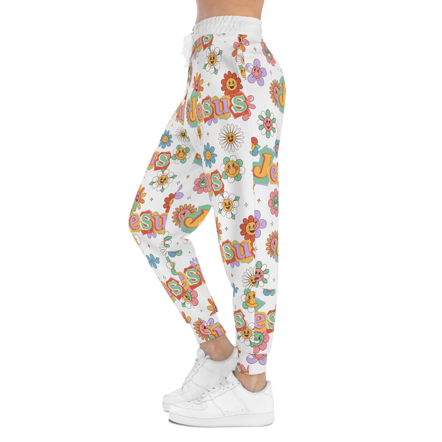 'Flower Power' - Matching Street Wear Set - Athletic Joggers